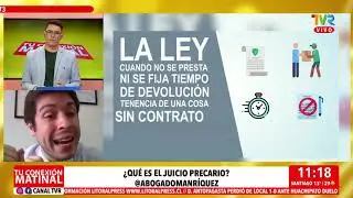 Abogado Daniel Manríquez nos explica qué es un juicio precario