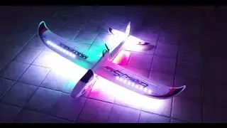 Multiplex Easystar mit 9 MODE MULTI COLOUR/MULTI FUNCTION LED STRIP WITH CONTROL UNIT von Hobbyking