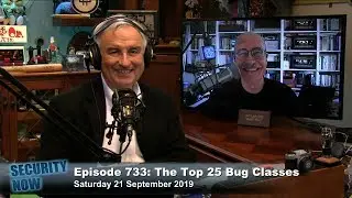 Top 25 Bug Classes - Security Now 733