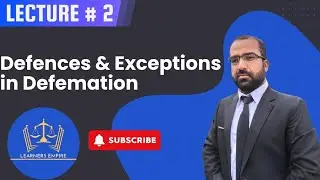 Defences / Exceptions of Defamation
