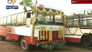 RTC City Buses Started in Rajamahendravaram | Minister Chinna Rajappa launched