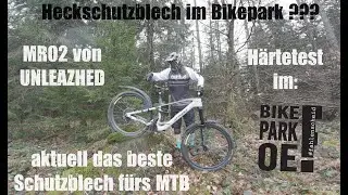 Total verr&uuml;ckt mit Heckschutzblech im Bikepark H&auml;rtetest f&uuml;r das MR02 von UNLEAZHED #jedentag