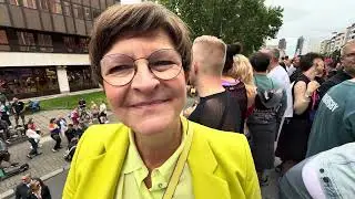 26.07.2025 Berlin Saskia Esken (SPD) kritisiert Julia Kl&ouml;ckner (CDU) wegen Pride Flag am Bundestag