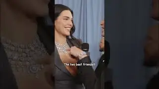 The two best friends in every programs!!😄 #kendalljenner #hailey #model #metgala #trendingshorts