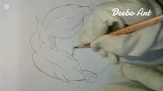 Easy BTS member cartoon drawing ( guess who is he)