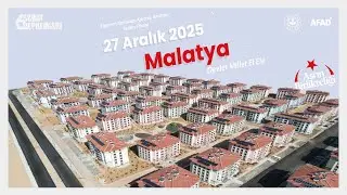 Malatya Deprem Konutları Kura &Ccedil;ekimi