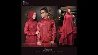 Model Gamis Couple Elegan Untuk Pesta Kondangan dan Lebaran 2019