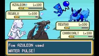 Pokegod Battles: Charcoalt and Mewtwo VS Azuleon and Mewblu