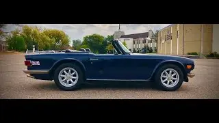 Triumph TR6 Monza Exhaust Drive By