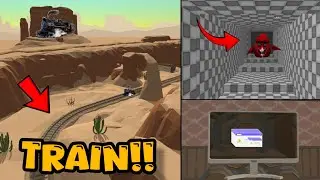 🤯HIDDEN SECRET TRAIN AND CRASHED TV IN CHICKEN GUN 4.4.03!! 😱LATEST EASTER EGGS IN CHICKEN GUN