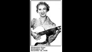 Sally Foster - Why Must You Leave Me My Darling [1936].