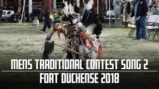 Men's Traditional Contest Northern Ute Pow Wow 2018 Sat 1st song