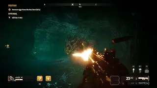 Bermain game Second Extinction berburu dinosaurus