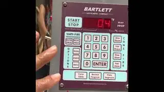 How to program Bartlett controller Olympic kiln