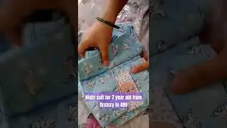 firstcry night suit unboxing #kidsfashion #unboxing #trending #firstcry #kidshaul #nightsuit