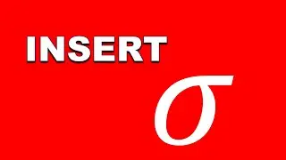 How To Insert Sigma Symbol In Word [ Mac ] - &sigma;