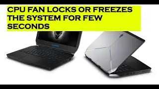 Dell Alienware fan issue