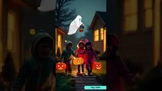 Halloween Candy Hunt 👻🎃sweet Suprises & Silly Spooks | Kids shorts | Tiny tales