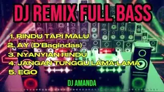 DJ Santuy Slow Bass | Rindu Tapi Malu