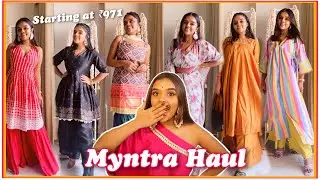 Myntra Indian Try on haul under ₹2000/- 😱