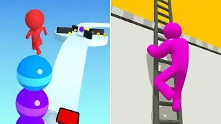 Stack Rider Vs Ladder Master 3D🌸🌕🌸New Update Max Walkthrough Gameplay WQA