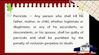 PARRICIDE (Definition)