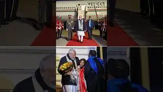 PM Modi arrives in Windhoek, Namibia from Bras&iacute;lia, Brazil | #shorts