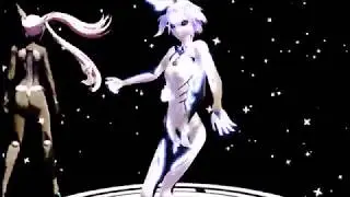[MMD] Ę̶̃͐r̴̞͙̀r̵̺̝͛̍o̴͓̪̒̆ṟ̷̥̾?̷͈͋̄  [Carbon Black Miku &  Phosphorescent Rin]