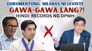 DOKUMENTO NI LEVISTE, TINANGGI NA NG DPWH!