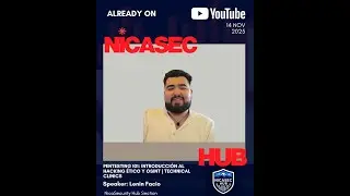 Pentesting 101: Introducci&oacute;n al Hacking &Eacute;tico y OSINT | Sesion 01 Ciclo 01 - TechClinics Pentesting