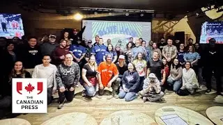 Fans cheer for the Toronto Blue Jays, even in Canada's northernmost city