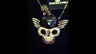 My new swarovski skull pendant
