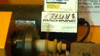 Hobby CNC Lathe making chess Pawn Part  Ubuntu Linux EMC2
