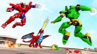Army Dragon Robot Transform 3D - Android Gameplay
