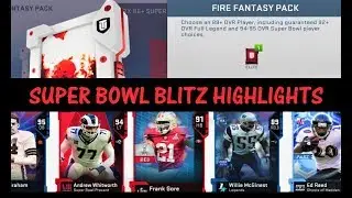 Madden 19: Super Bowl Blitz Highlights, 4 Fire Fantasy Packs! Plus Giveaway