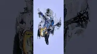 Nic Cester / JET saber art #artist #rock #shorts