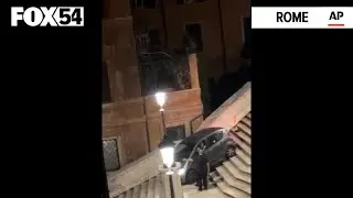 Elderly man drives car down the Spanish Steps, seemed confused but not drunk say police