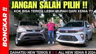 Bongkar !! PERBANDINGAN DAIHATSU NEW TERIOS X VS ALL NEW XENIA R 2024 || REVIEW EXTERIOR & INTERIOR