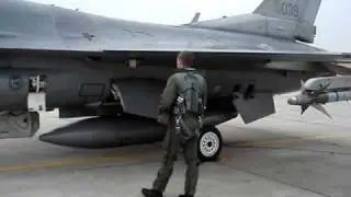 Aviano 08, Nickels preflight, walkaround, startup, taxi