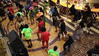 2018 Tom Joyner Fantastic Voyage Line Dancing by Ida Kirkendoll 