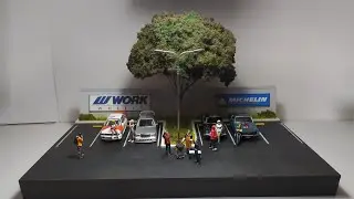 Simple Parking Diorama 1:64