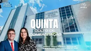 Culto de Consagração - ADBRASILJF - CULTO AO VIVO - 29/01/2026