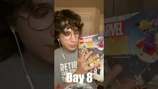 ASMR Day 8 Of The Lego Spiderman Advent Calendar🕷️ #asmr #holiday #adventcalendar #spiderman #lego