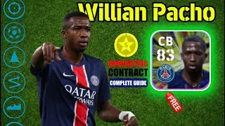 🔥 Free William Pacho Training Guide | Nominating Contract Destroyer CB | eFootball 2026 Mobile