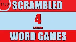 Scrambled Word Games-  | Can you guess all scrambled words? Jumbled Words| Guess the Word Games