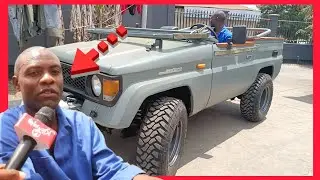 JAMAA WA ARUSHA ANAE TIKISA KWA KUPIMP MAGARI,ABADILISHA CRUSER OLD MODEL KUWA JEEP NEW MODEL