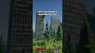 Cool Minecraft Abandoned City world 🍃 Custom Minecraft World