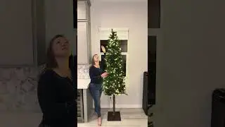 Best Choice Products 7.5ft Pencil Christmas Tree Review (Amazon USA) | Pre-Lit Slim Alpine Tree 🎄✨