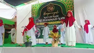 PENAMPILAN SISWA SISWA KELAS 1 SDN 1 WRINGINANOM JATIBANTENG| MAULID NABI MUHAMMAD SAW 