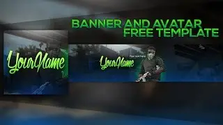 Banner & Avatar FREE TEMPLATE | DejvDesign